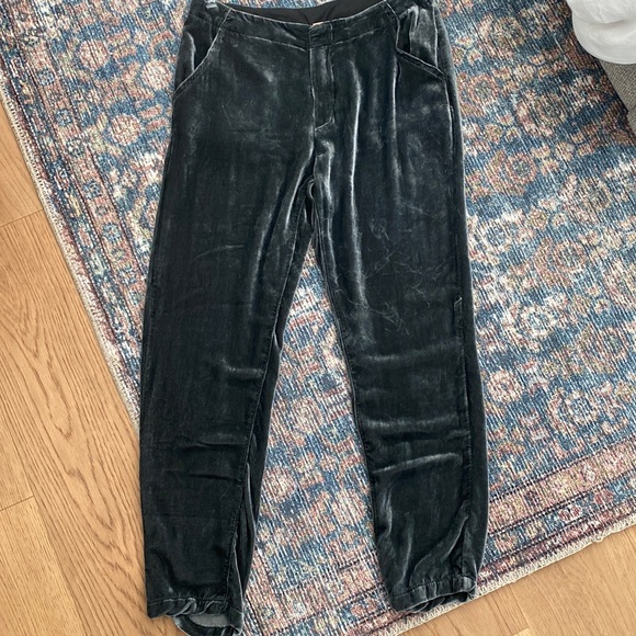 Free People Velvet Trousers - Picture 1 of 5